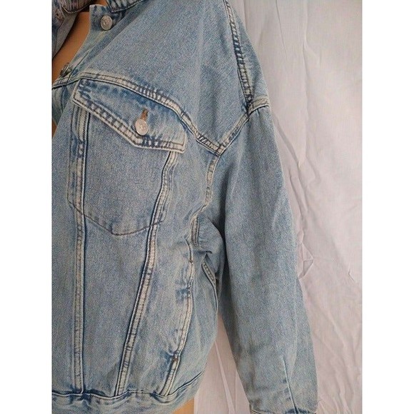 H&M Divided Jean Jacket The Midnight Club NWT size large - Picture 3 of 12